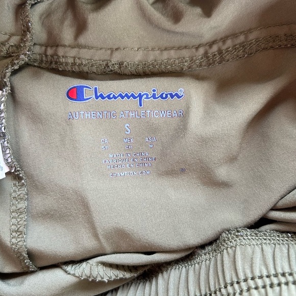 Champion Women's (S) Sport Soft Woven Graphic Pant Cargo Olive - Picture 6 of 8